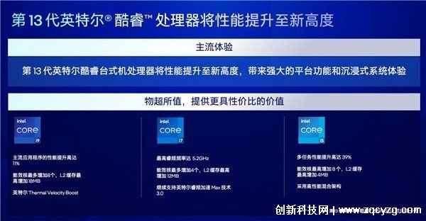 intel发布13代酷睿桌面版主流型号，各型号参数对比一览无余