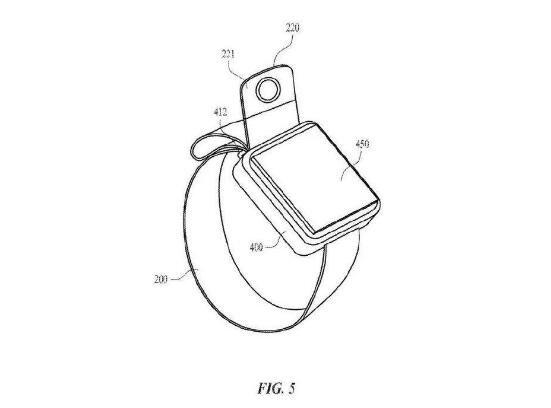 苹果Apple Watch新专利曝光，采用可拆卸设计加装了摄像头