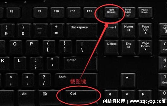 电脑截屏的快捷键是ctrl加什么，print或prtsc键