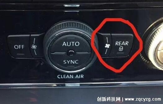 REAR汽车按键是什么意思，后挡风玻璃除雾开关(雨雪天气使用)